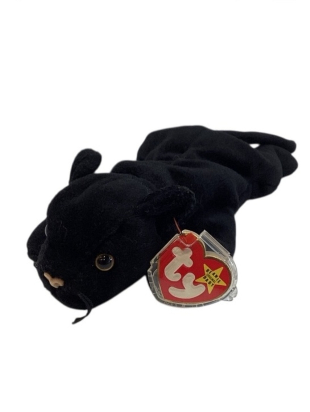 💚 1995 TY “Velvet” Beanie Baby Black Panther - NWT
